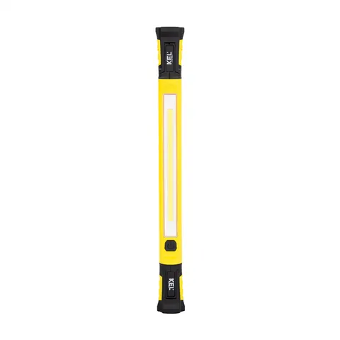Lampa warsztatowa LED akumulatorowa (7.4V 2600mAh - Li-ion) z magnesami, hakiem i obracającą się podstawą - 10W COB LED 1000lm 6500K; W-00337, KEL