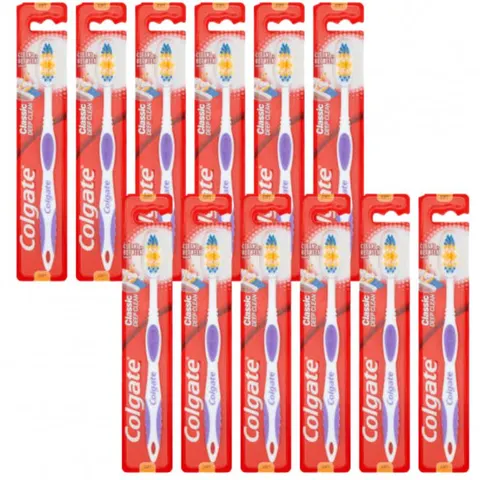 COLGATE DEEP CLEAN Szczoteczka do zębów MIĘKKA, pakiet 12 szt.