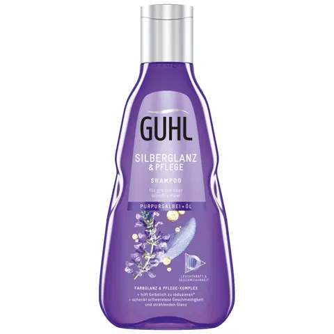 Szampon do Włosów Siwych, Srebrnych i Blond, GUHL Silberglanz & Pflege, 250 ml