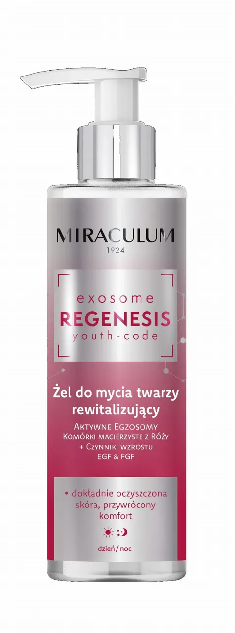 MIRACULUM Exosome Regenesis / Żel do mycia twarzy rewitalizujący