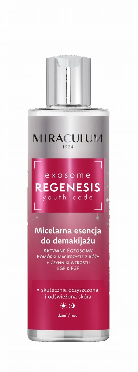 MIRACULUM Exosome Regenesis / Micelarna esencja do demakijażu