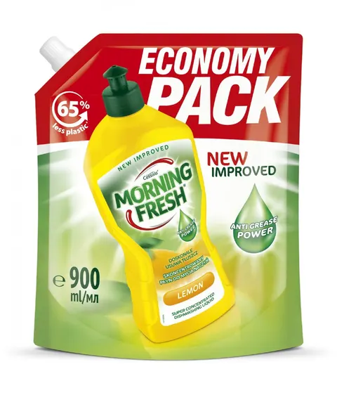 MORNING FRESH PŁYN DO NACZYŃ 900ML ZAPAS LEMON