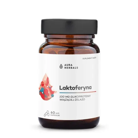 AURA HERBALS Laktoferyna 100 mg (60 kaps.)