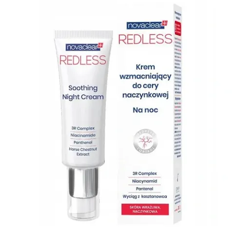 NOVACLEAR Redless Krem wzmacniający do cery naczynkowej na noc 50 ml