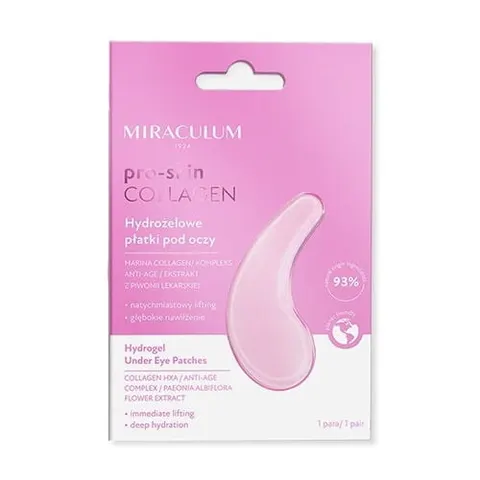 MIRACULUM Collagen Pro-Skin / Płatki pod oczy hydrożelowe 2 szt.