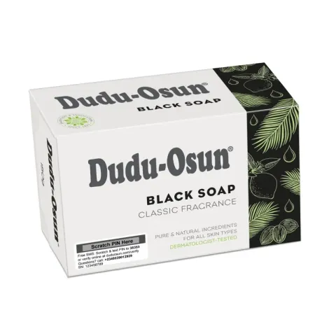 Mydło czarne afrykańskie Dudu-Osun classic 150g TROPICAL NATURALS