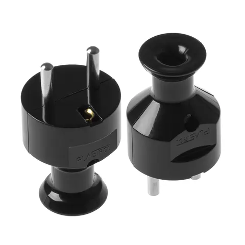 Wtyczka rozbieralna, prosta 2p+Z, 16A, 250V; WT-31 CZARNY