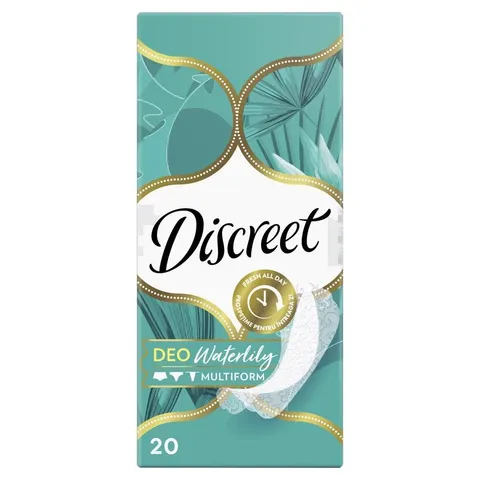 DISCREET WKŁADKI HIGIENICZNE DEO WATERLILY 20 SZT.
