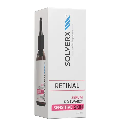 SOLVERX Sensitive Skin Serum do twarzy z retinalem 30 ml