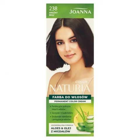 JOANNA NATURIA COLOR Farba do włosów 238 MROŹNY BRĄZ