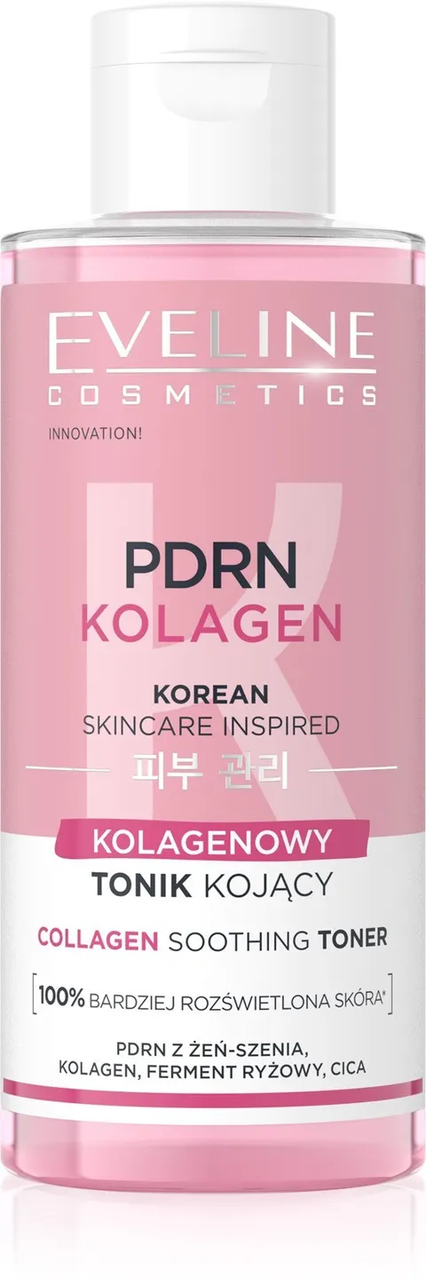 EVELINE PDRN & Peptydy Kolagenowy tonik kojący do twarzy 150 ml