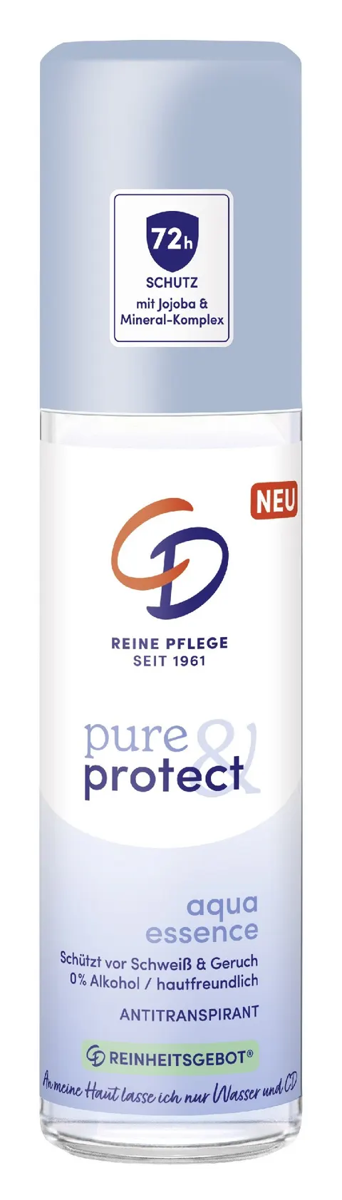 CD Pure & Protect Antyperspirant w aerozolu Aqua Essence 75 ml