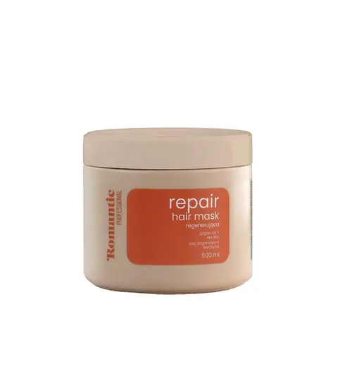 ROMANTIC Professional Repair Maska regenerująca do włosów zniszczonych i matowych 500 ml