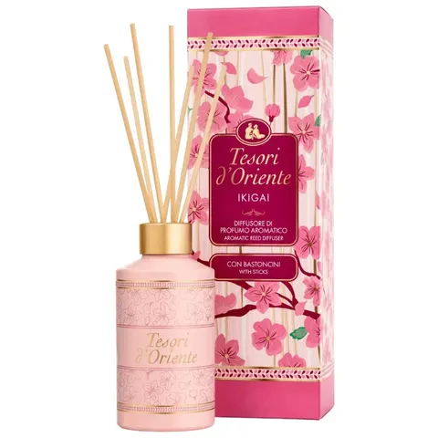 Dyfuzor Zapachowy z Patyczkami Ikigai, Tesori d'Oriente, 200ml