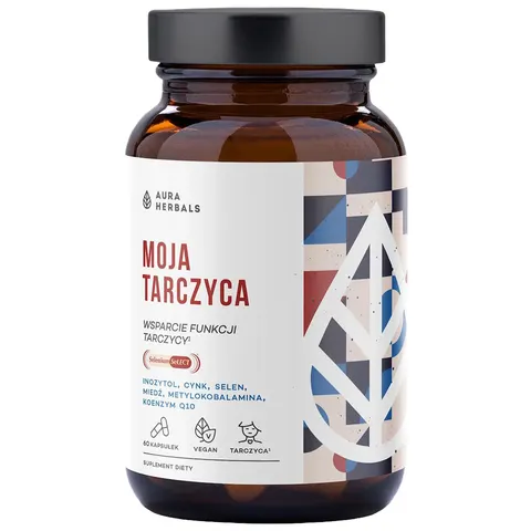 AURA HERBALS Moja Tarczyca, Wsparcie Funkcji Tarczycy (60 kaps.)