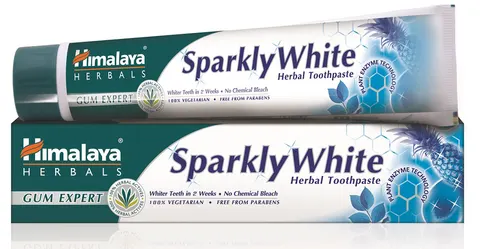 Wybielająca Pasta do Zębów LŚNIĄCA BIEL, Himalaya Herbals Sparkly White, 75ml