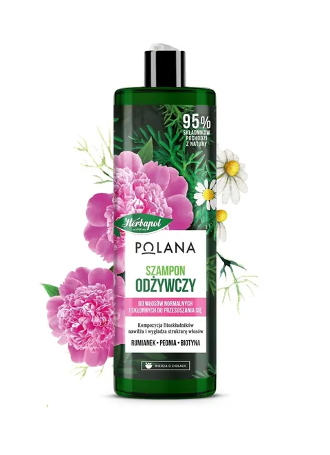 HERBAPOL SZAMPON DO WŁOSÓW 400ML RUMIANEK&PEONIA&BIOTYNA ODŻYWCZY