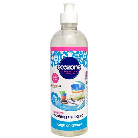 Płyn do mycia naczyń Sensitive do skóry wrażliwej, Ecozone, 500ml