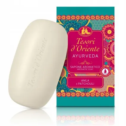 Tesori d'Oriente Ayurweda - Mydło w kostce w kartoniku (125g)