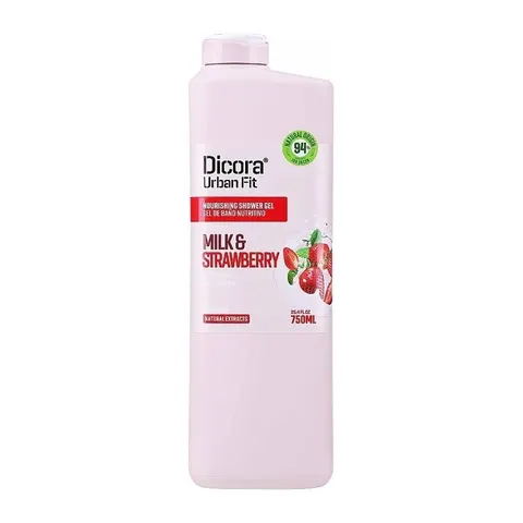 DICORA Żel pod prysznic Mleko i Truskawka 750ml