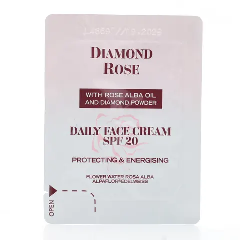 PRÓBKA Różany Krem do Twarzy na Dzień SPF20, Diamond Rose