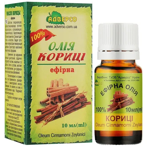 Olejek Cynamonowy, 100% Naturalny Adverso, 10ml