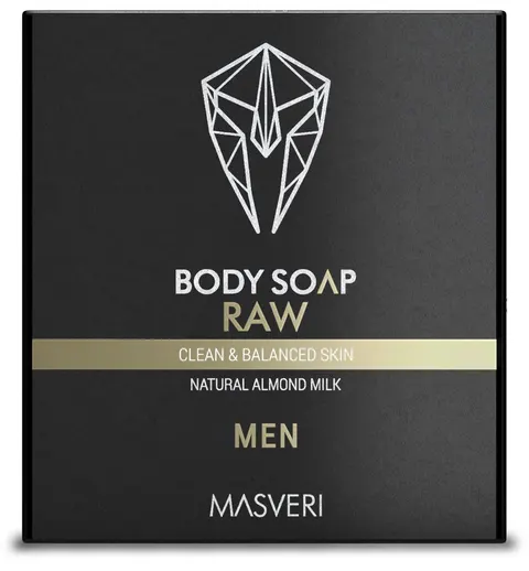 MASVERI Raw Mydło w kostce dla mężczyzn 100 g