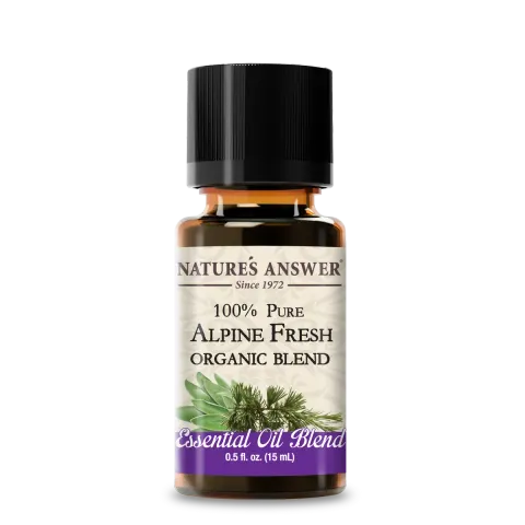 Organiczna mieszanka olejków eterycznych, Nature’s Answer Organic Alpine Fresh, 15ml