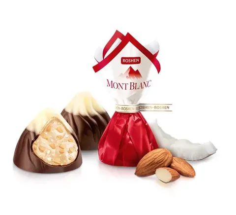Roshen Montblanc – praliny z migdałami i kremem kokosowym 1 kg