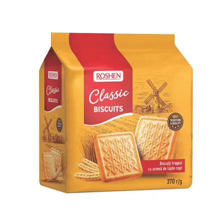 Ciastka o smaku pieczonego mleka Roshen Classic, 370g