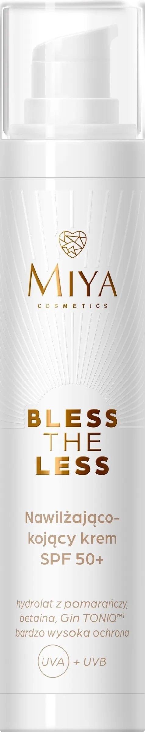 MIYA Bless The Less Nawilżająco - kojący krem SPF 50+ 50 ml