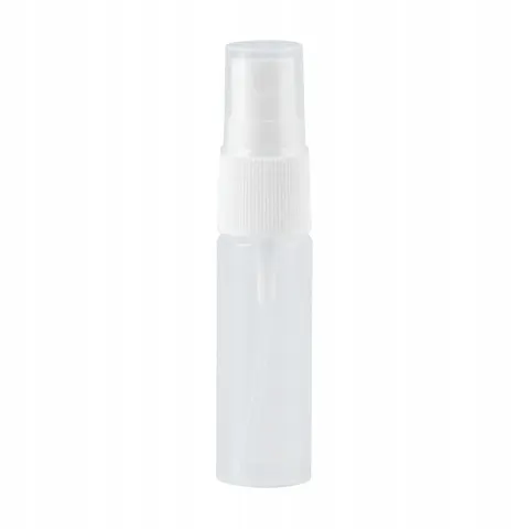 Biała butelka z tworzywa PET, 15ml