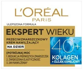 LOREAL Ekspert Wieku 40+ Przeciwzmarszczkowy Krem nawilżający na dzień 50ml