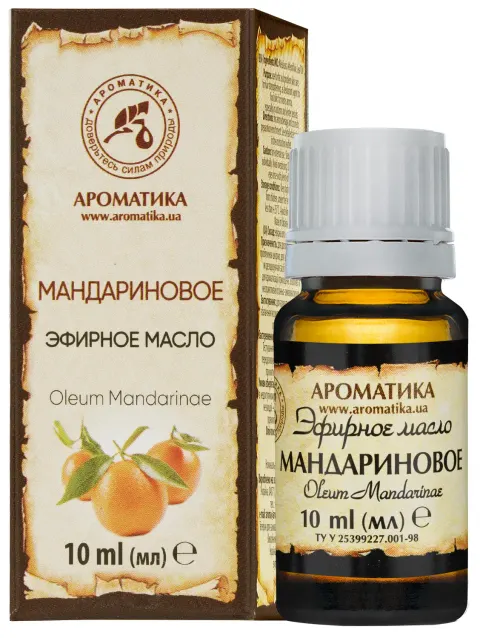 Olejek Mandarynkowy, Aromatika, 100% Naturalny, 10ml