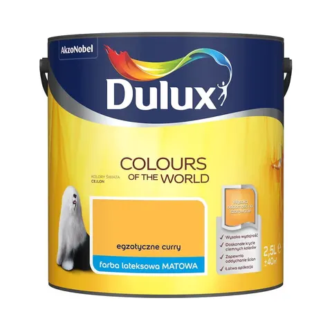 DULUX KOLORY ŚWIATA EGZOTYCZNE CURRY 2,5L