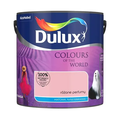 DULUX KOLORY ŚWIATA RÓŻANE PERFUMY 2,5L
