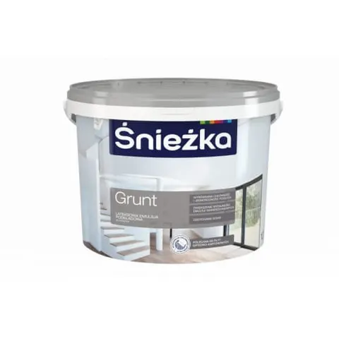 ŚNIEŻKA Emulsja lateksowa grunt biały 10L