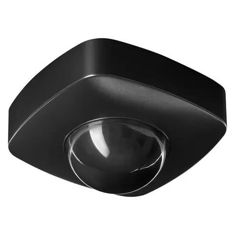 Czujnik ruchu i obecności 360st, IP65, 2000W, 3 sensory, czarny