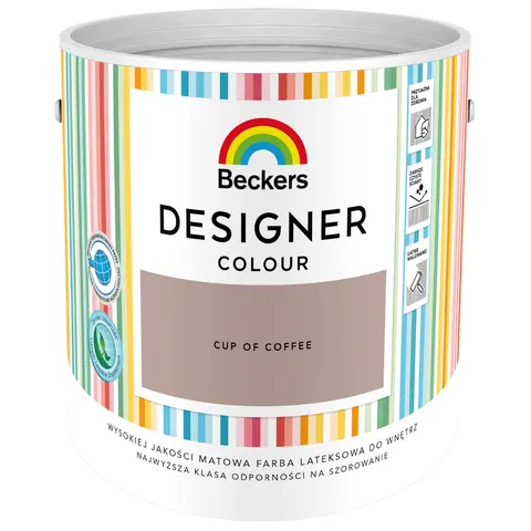 BECKERS DESIGNER COLOUR CUP COFFEE 2.5L