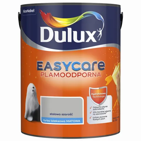 Dulux Easycare Stalowa Szarość 5L