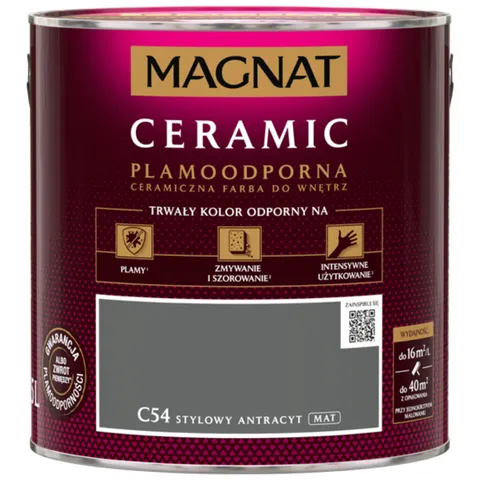 MAGNAT Ceramic C54 Stylowy Antracyt 2,5L