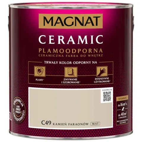 Farba ceramiczna Magnat Ceramic kamień faraonów C49 2.5L
