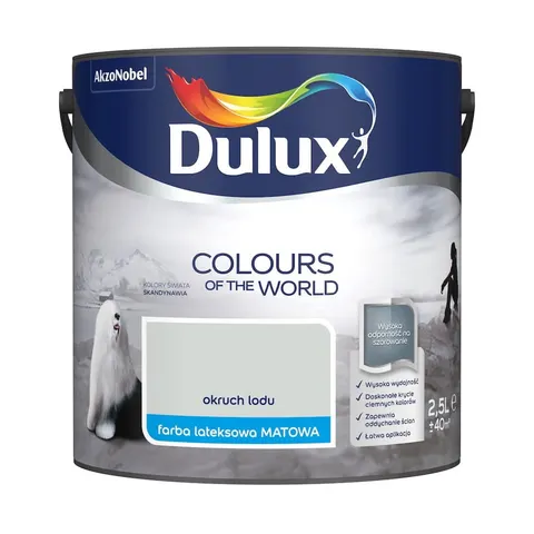 DULUX Kolory Świata Okruch Lodu 2,5L