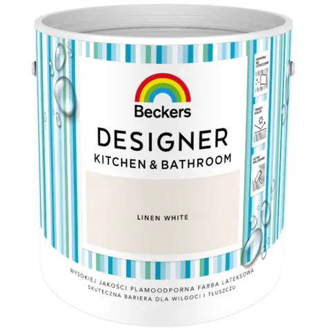 BECKERS Designer Kitchen & Bathroom Linen White 2,5L