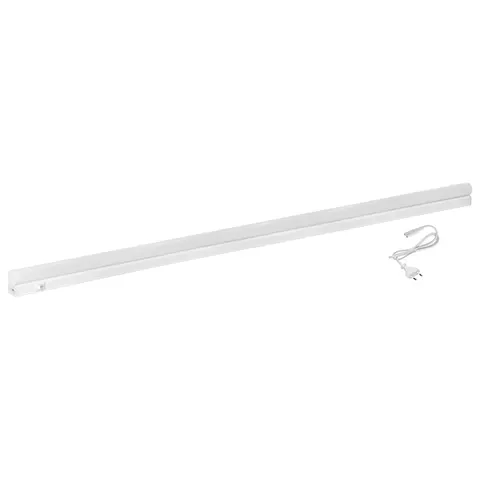 ASTAR LED 12W, oprawa liniowa podszafkowa z przewdowem zasilajacym, 1080lm, 4000K, wtyk 2-pinowy, układ przelotowych złącz, wyłącznik ON/OFF