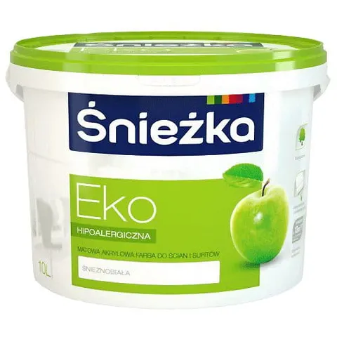 ŚNIEŻKA Eko farba akrylowa matowa 3L