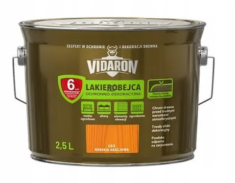 VIDARON Lakierobejca ochronno-dekoracyjna robinia akacjowa L03 2,5L