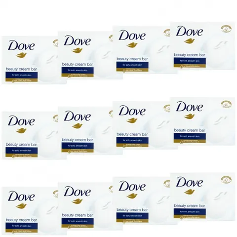 DOVE Mydło w kostce BEAUTY CREAM BAR 90 g, pakiet 12 szt.