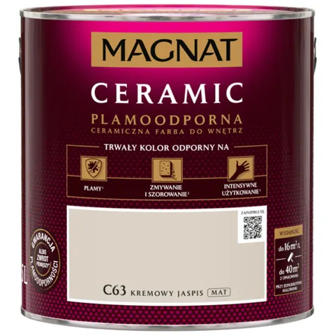 MAGNAT Ceramic Farba plamoodporna kremowy jaspis C63 2,5L