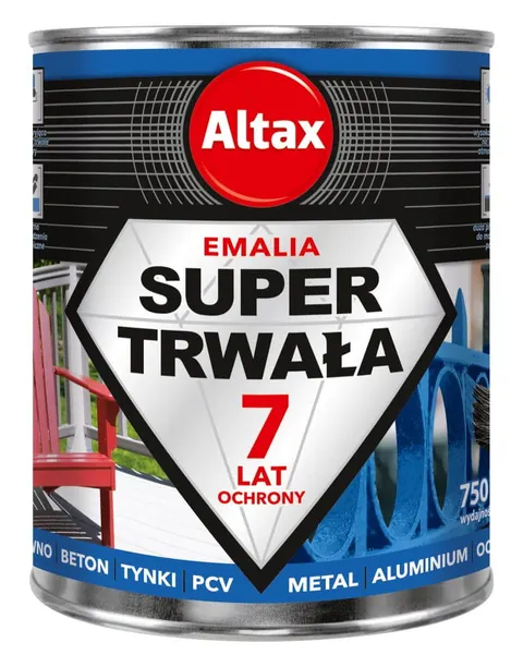 Altax Super Trwała Emalia - Popiel 750ml